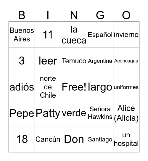 casi se muere Bingo Card