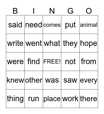 Dylan's Bingo Board Bingo Card