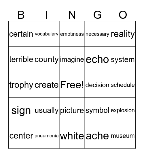 2R IRLA Bingo Card