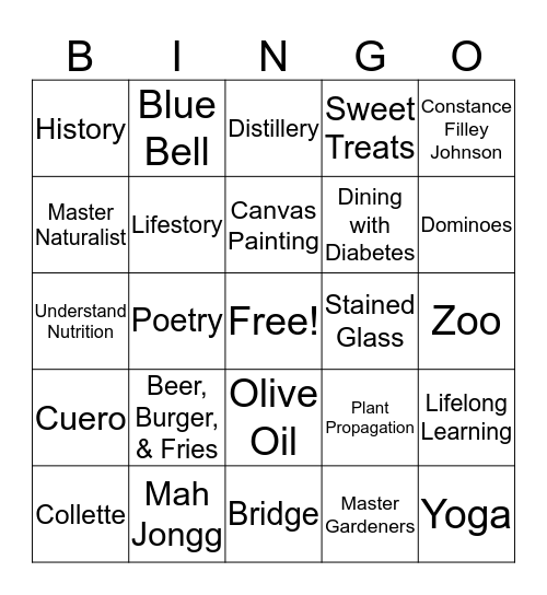 ALL End of Year Bingo Card