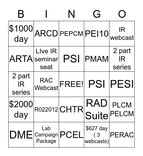February BINGO!!! $50 winner Bingo Card