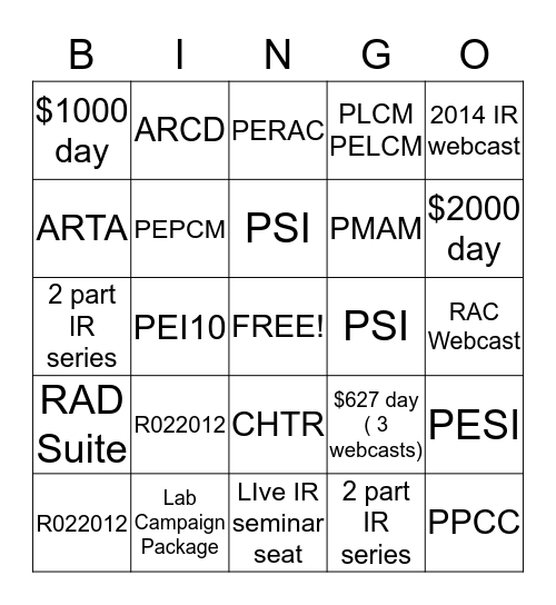 February BINGO!!! $50 winner Bingo Card