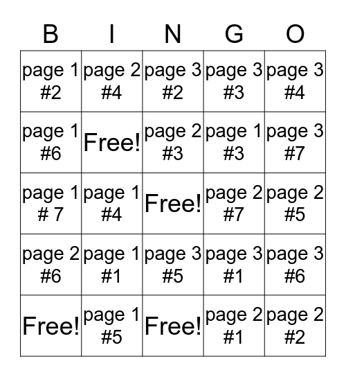 Countdown to the Math STAAR Bingo Card