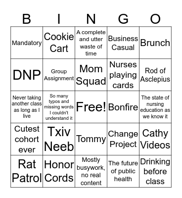 Ultimate Bingo Card
