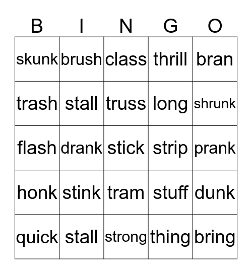 Bingo Time Bingo Card