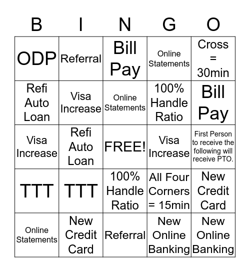 GO CONTACT CENTER! Bingo Card