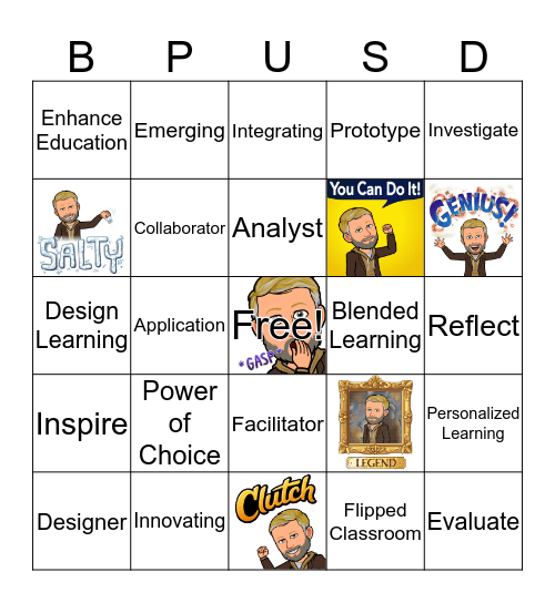 ISTE STANDARDS BINGO Card