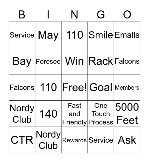 Lucky 5!!! Win a Prize!! Bingo Card