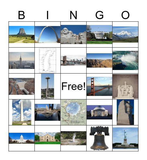 AMERICAN Bingo Card