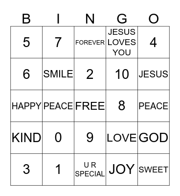 Love Bingo Card