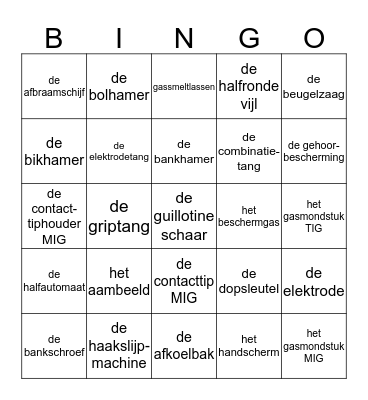 HL 3 Bingo Card