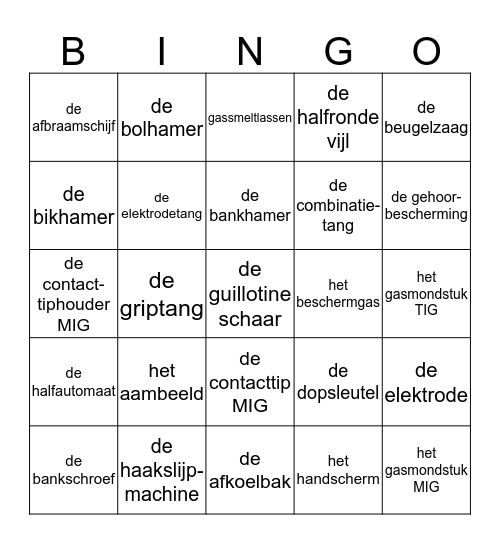 HL 3 Bingo Card