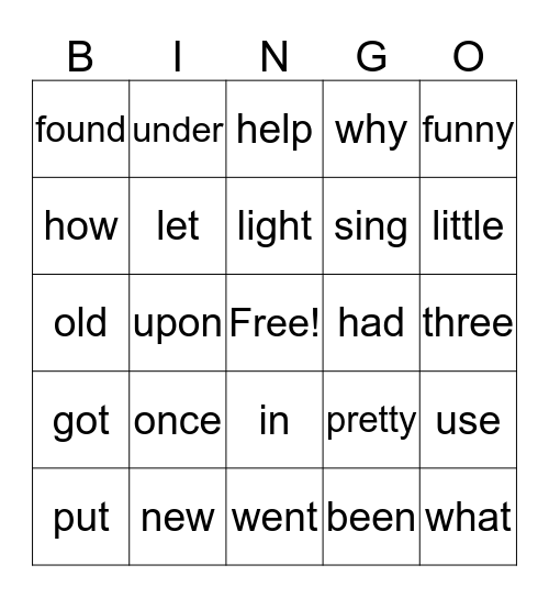 Pete at the Beach Bingo Card