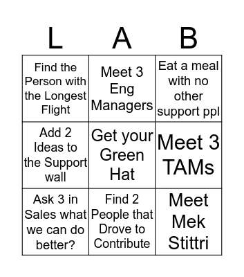 Support GitLab Bingo Card