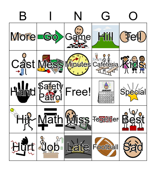 Wimpy Kid Chapter 4 Bingo Card