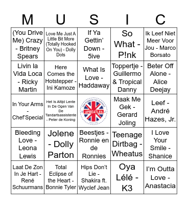 203 Bingo Card