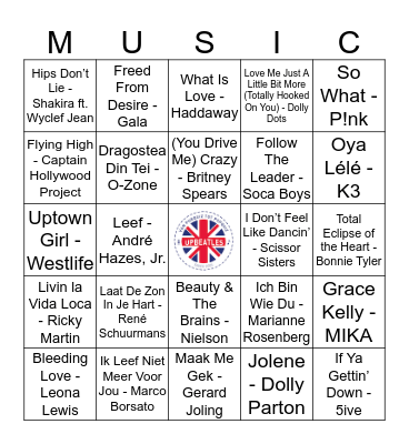216 Bingo Card