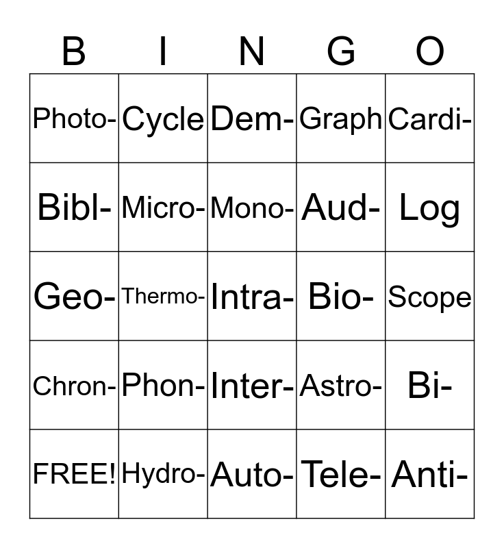 word-roots-bingo-card