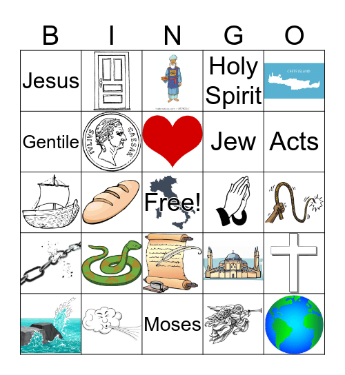 Acts Bingo Card