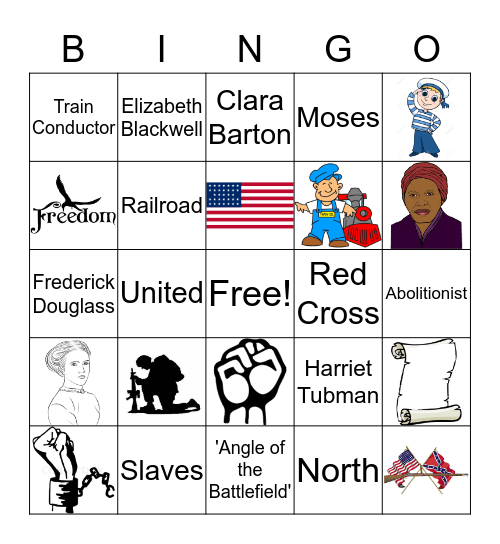 Civil War at Home Bingo Card