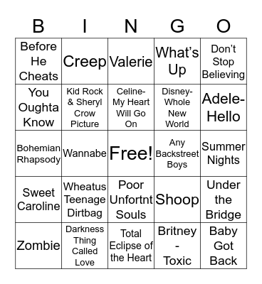 Crescent Bingo 2.0 Bingo Card
