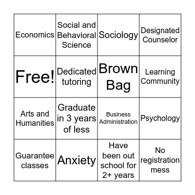 CWA BINGO Card