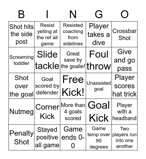 Massive/TCU Disney BINGO Soccer Bingo Card