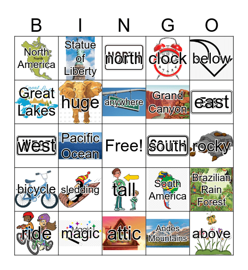 The Magic Sled (Story Wiz 3-3) Bingo Card