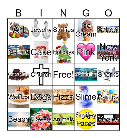 NORA'S BIRTHDAY Bingo Card