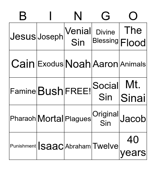 My Bingo Card