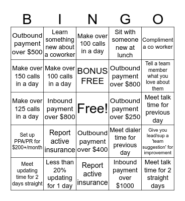 EBO MAY BINGO Card