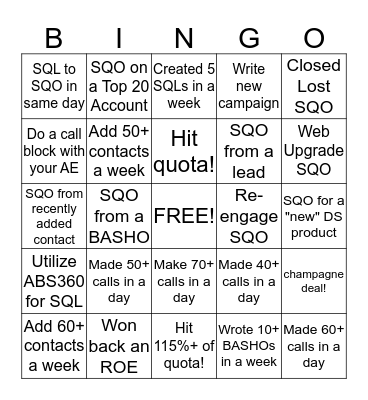 Real Estate May BINGO Card