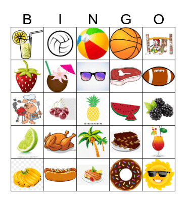 BBQ BINGO Card