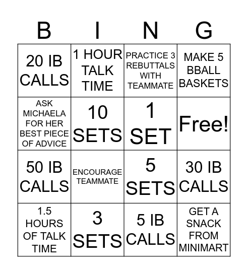 MARVELOUS MONDAY Bingo Card