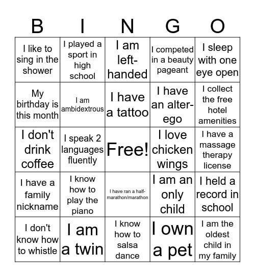 PHP Specialist Week Bingo Card