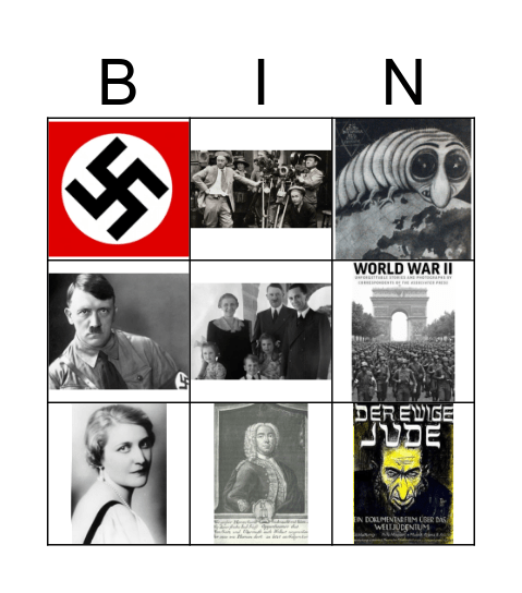 Joseph Goebbels  Bingo Card