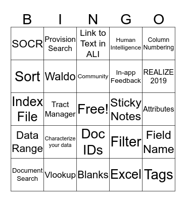 ALI Quick Wins and Tips & Tricks Bingo Card