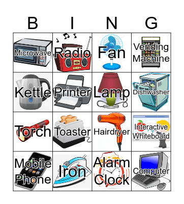 Machines Bingo Card