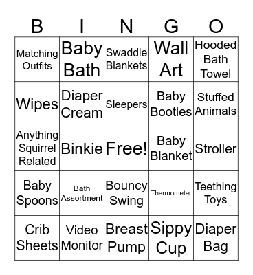 Twice The Bingo Card