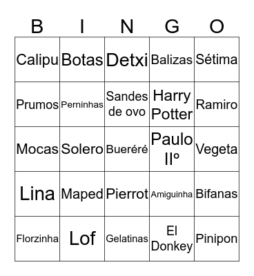 Bingo 900 Bingo Card