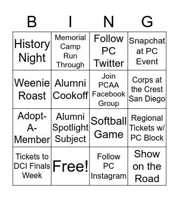 WHERE WILL WE SEE YOU THIS SUMMER? Bingo Card