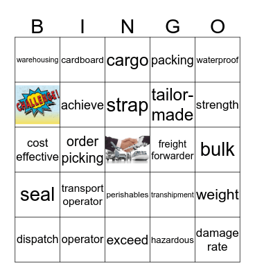 Global transportation and logisitics1 Bingo Card