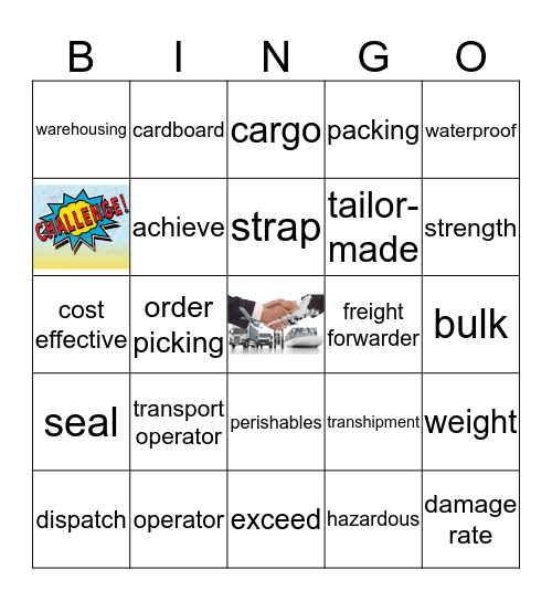 Global transportation and logisitics1 Bingo Card