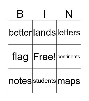 Schools around the world Bingo Card