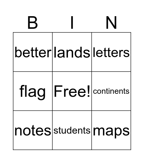 Schools around the world Bingo Card