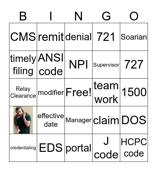 Team Medicaid Bingo Card