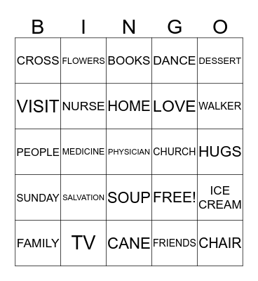 SUNDAY FUN Bingo Card