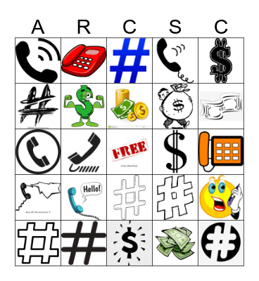 AR Customer Support Center Bingo Card