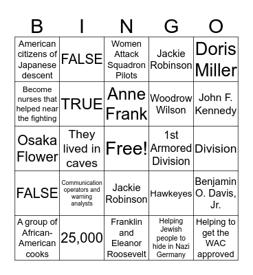 You cant win #10 Bingo Card