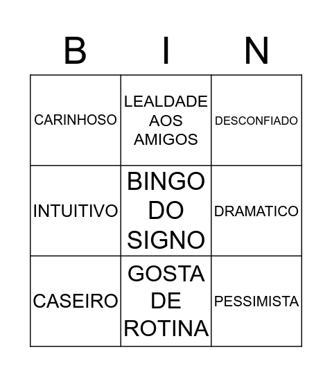 Bingo Intuitivo Online